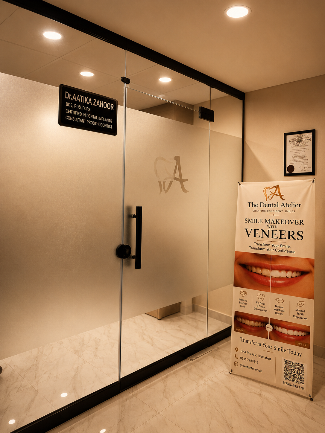 The Dental Atelier clinic interior